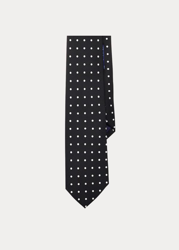 Men's Ralph Lauren Polka-Dot Silk Satin Ties | 950142ILT